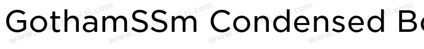 GothamSSm Condensed Book字体转换